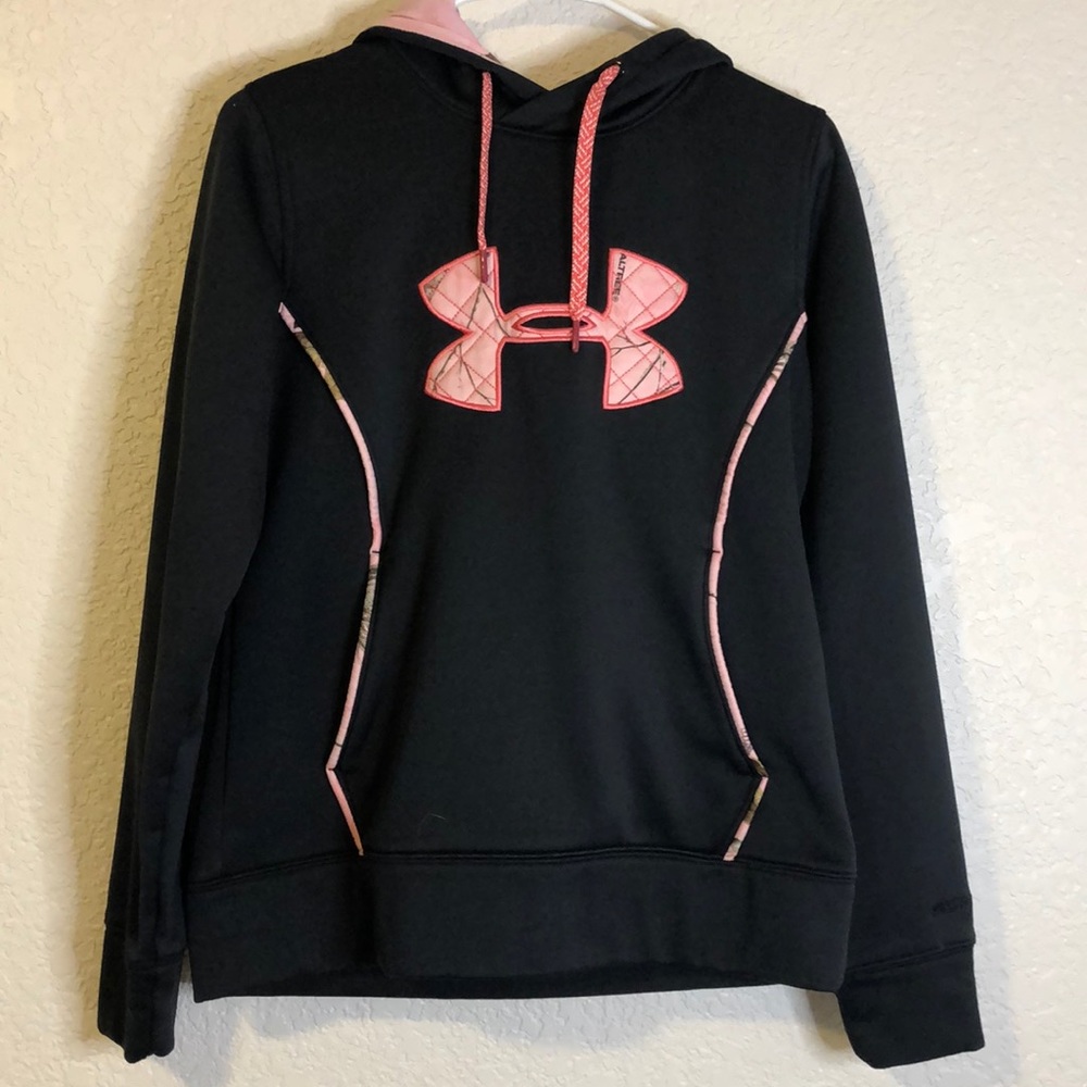 Under Armour Pink camo hoodie